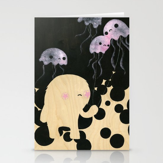 Jellyfish Wrangler Stationery Cards