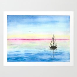 Serene Seas Art Print