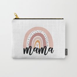 Mama Rainbow Mom Baby Pregnancy Mother Carry-All Pouch