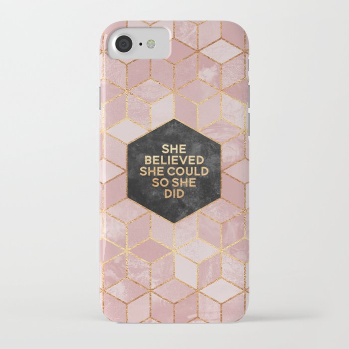 she believed she could so she did iphone case