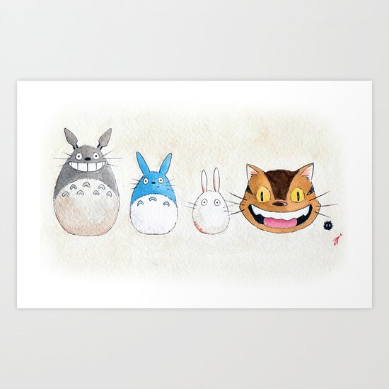 Make the Unlikeliest of Friends, Wherever You Go Art Print