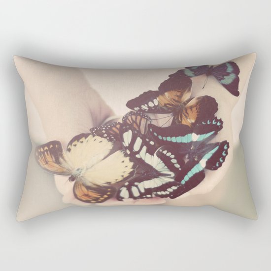 butterfly collector Rectangular Pillow