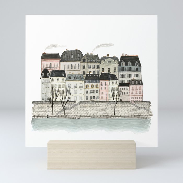 Paris for lunch Mini Art Print