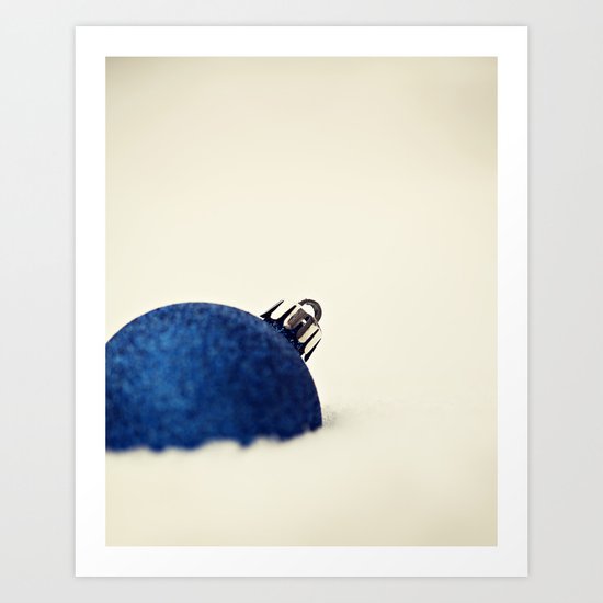 Ornament in the Snow Art Print