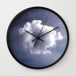 Lone Cloud  Wall Clock
