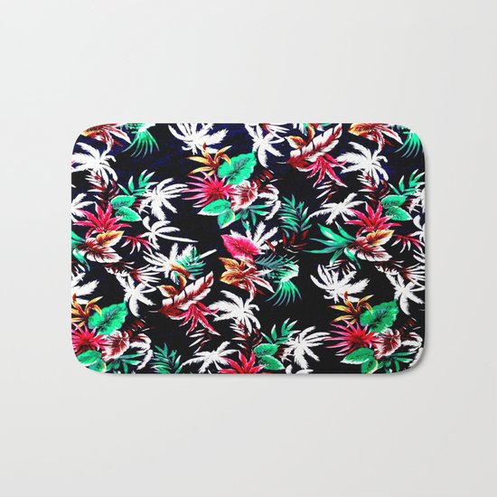 Exotic Flower Bath Mat