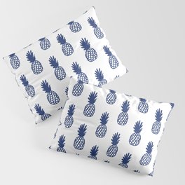 Navy Pineapple Pillow Sham