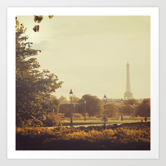Springtime in Paris Art Print