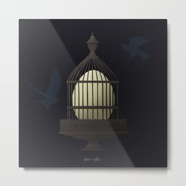 Exit Does Not Exist - Modest Mouse Metal Print | Bird, Drawing, Music, Exit, Exist, Modestmouse, Indierock, Cage 