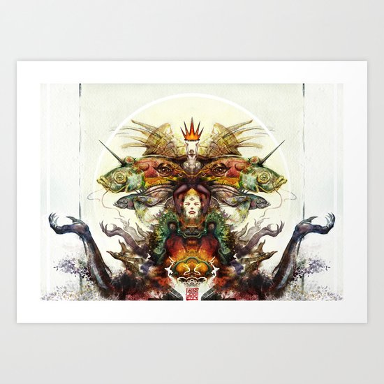 Deity Art Print