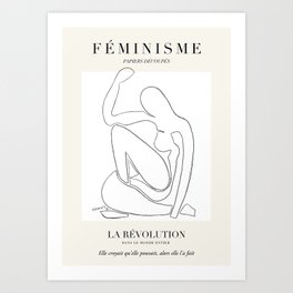 L'ART DU FÉMINISME XVIII — Feminist Art — Matisse Exhibition Poster — Art Print