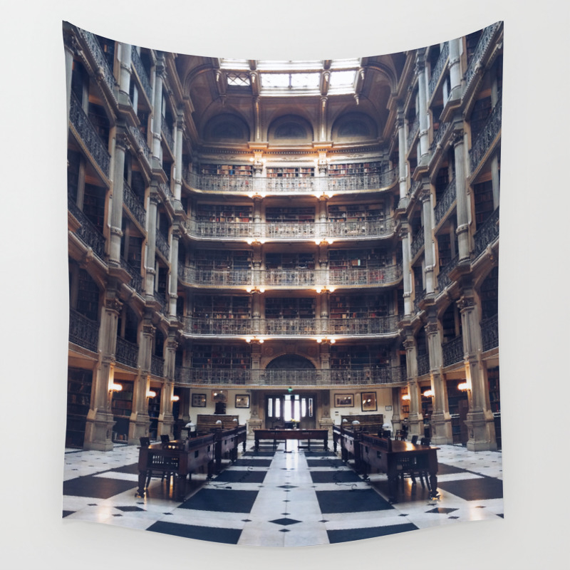 The George Peabody Library Wall Tapestry By