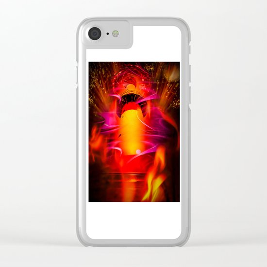 Lighthouse romance Clear iPhone Case