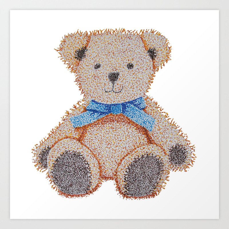 teddy bear art