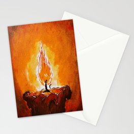 A Lovely flame Stationery Card