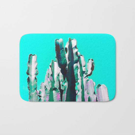 Majestic Cactus - Aqua Bath Mat