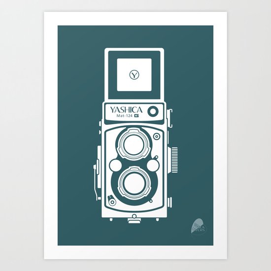 Yashica MAT 124G Camera Art Print