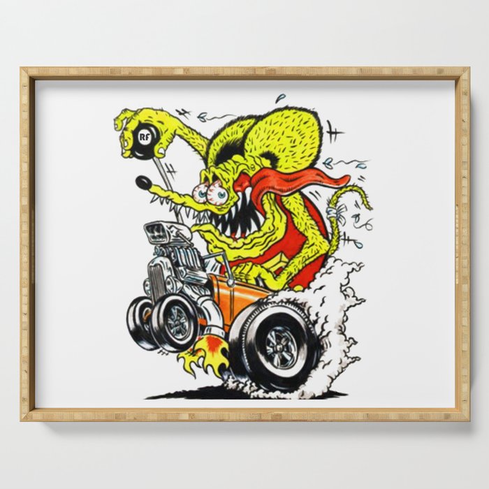 Ed Roth Rat Fink Racing Team Serving Tray