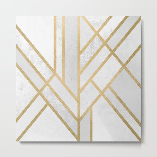 Art Deco Geometry 2 Metal Print