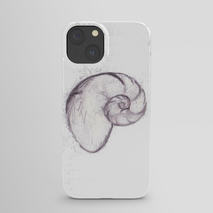 Nautilus Sketch iPhone Case