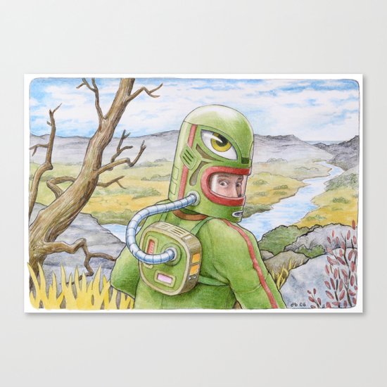 The Fissure Canvas Print
