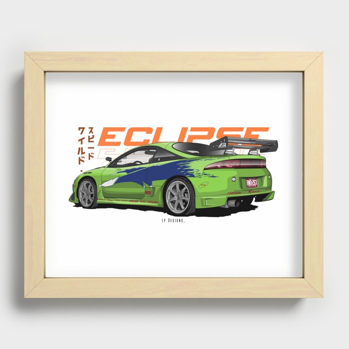 Eclipse - The Fast And Furious Recessed Framed Print