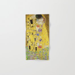 The Kiss - Gustav Klimt, 1907 Hand & Bath Towel