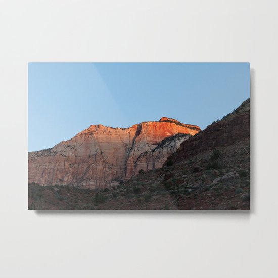 First Light (Zion National Park, Utah) Metal Print