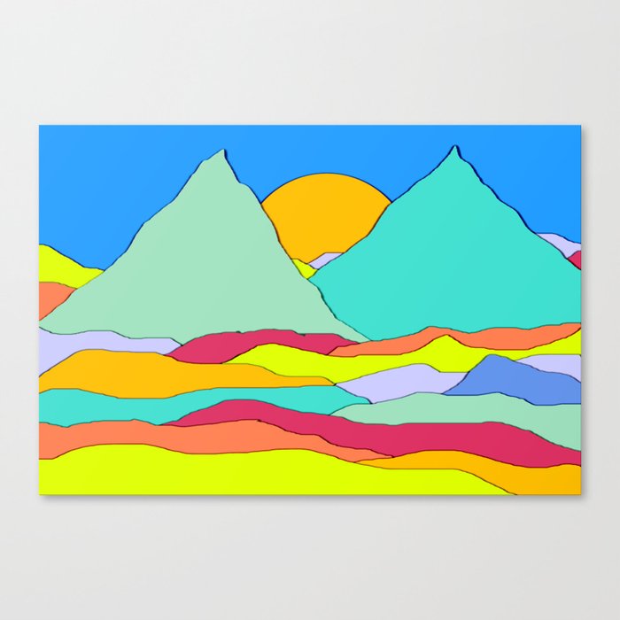 Colorful Sunrise Canvas Print
