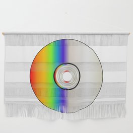 Blank CD Disc With Rainbow Wall Hanging