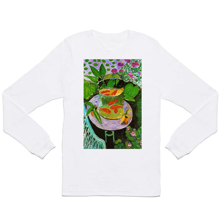 Henri Matisse Goldfish Long Sleeve T Shirt
