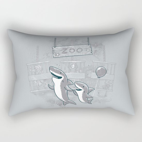 shark zoo Rectangular Pillow