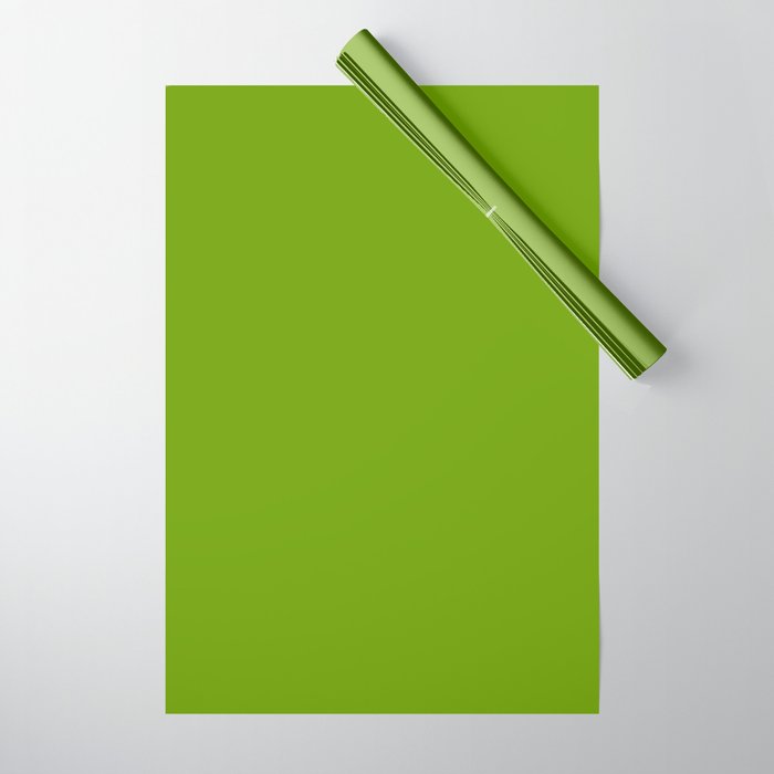 Lizard Green Wrapping Paper