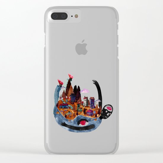 island city Clear iPhone Case