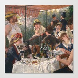 Auguste Renoir, Luncheon of the Boating Party  Canvas Print