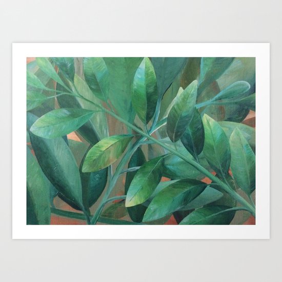 Leafy Greens Art Print