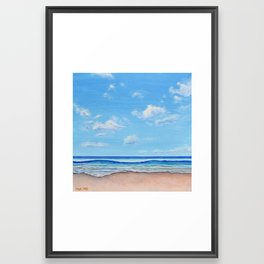 Beach Day 1 Framed Art Print