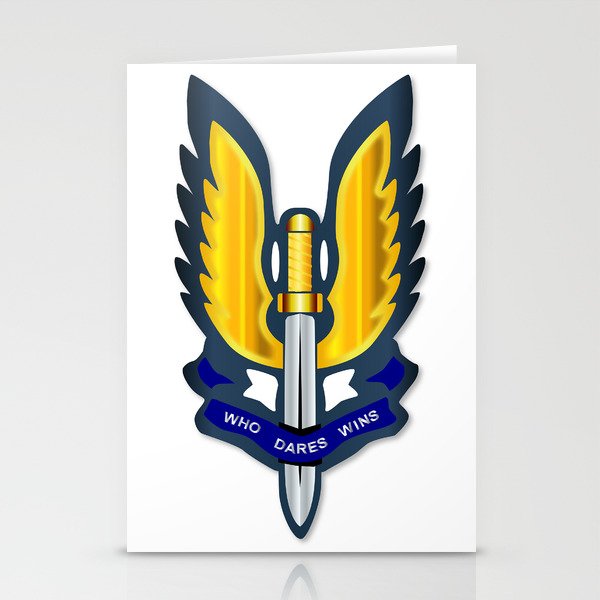 Special Air Service Badge Stationery Cards