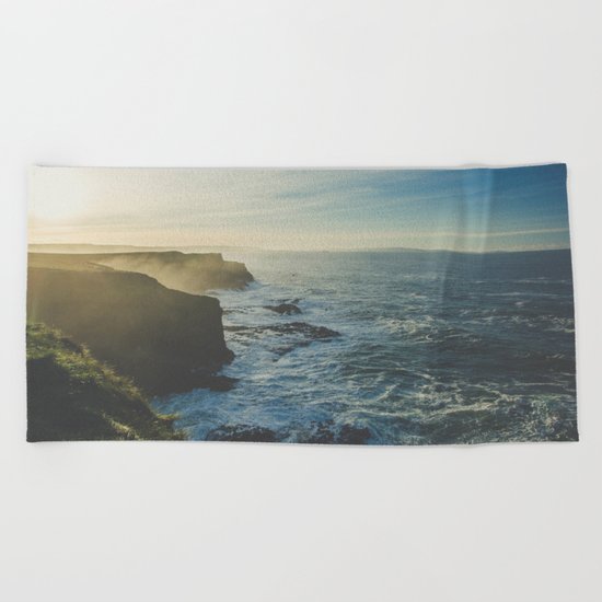 I Will Come Back But First... // Landscape // Edge of Cliff Photography #society6 #art #prints Beach Towel