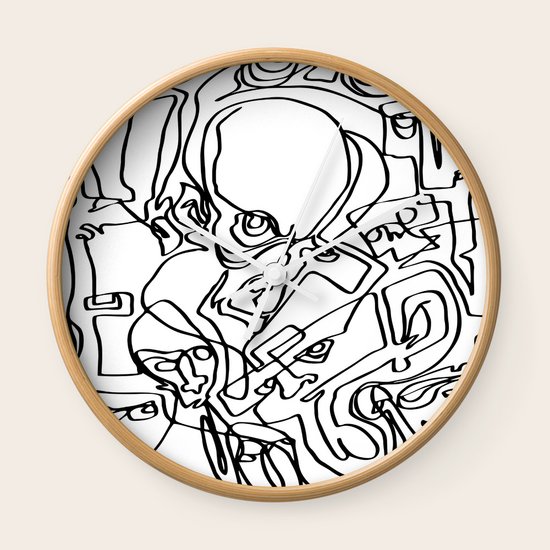 Skull Wall Clock