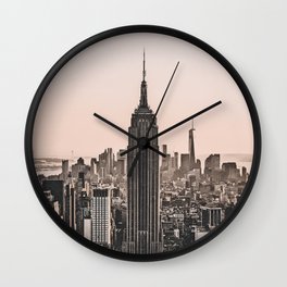 New York City sketch Wall Clock