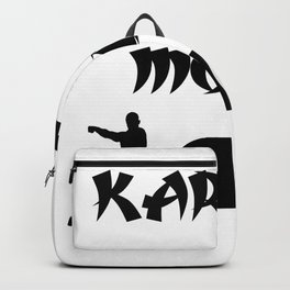 Karate martial arts sports power struggle gift Backpack