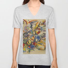 Untitled  by Wassily Kandinsky V Neck T Shirt