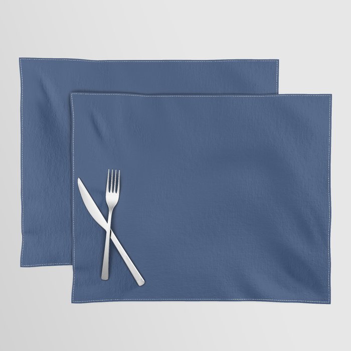 BLUE QUARTZ COLOR. PLAIN NAVY BLUE Placemat