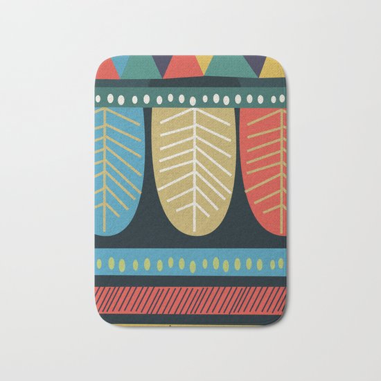 Ethnic Pattern Bath Mat