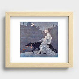 “Queen of the Night” by Marjorie Miller (1905) Recessed Framed Print