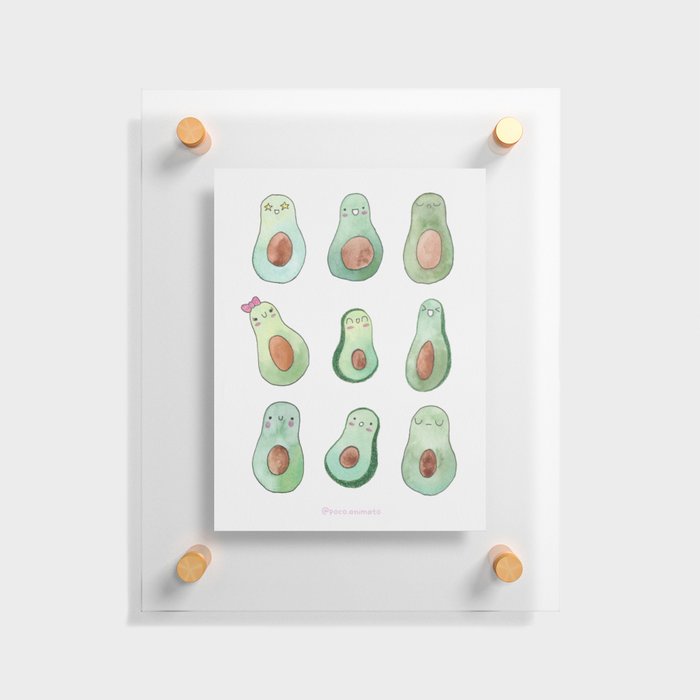 Avocado Mood Floating Acrylic Print