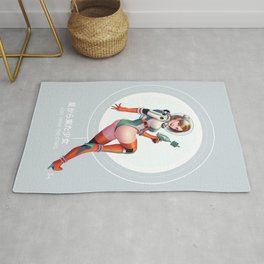 Astro Pinup Rug | Pin Up, Vintagestyle, Scifi, Scifipinup, Pinups, Astronaut, Propaganda, Retroscifi, Vintageposter, Pinup 