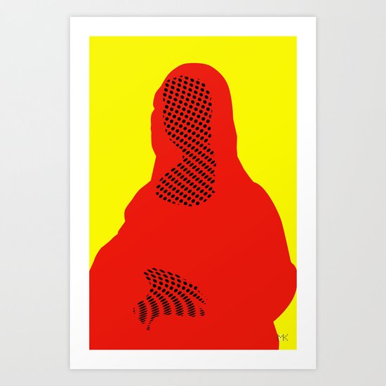 Mona, nu mach aber mal ein Punkt · 4 Art Print