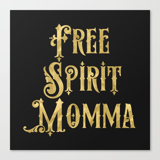 Free Spirit Momma Canvas Print